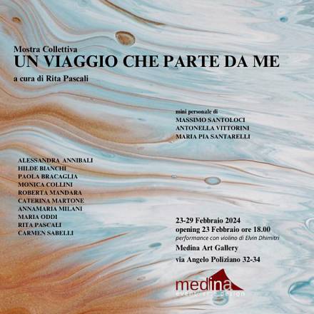 Mostra collettiva un viaggio che parte da me a cura di rita pascali